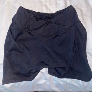 Biker shorts with scrunch butt